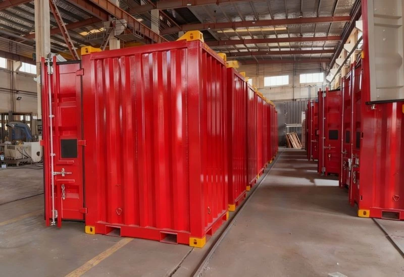 Offshore 6ft Mini Containers On Different Heights factory